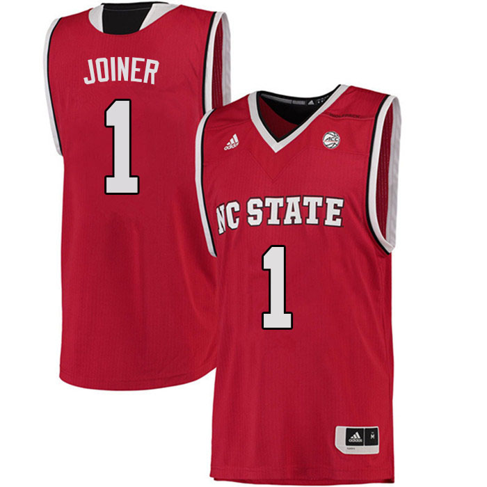 Men #1 Jarkel Joiner NC State Wolfpack College Basketball Jerseys Sale-Red - Click Image to Close